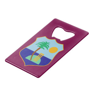 West Indies cricket flag Wallet Bottle Opener