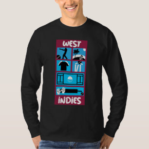 West Indies Cricket Test Cricket Players T-Shirt