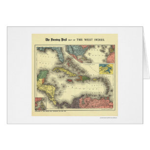 West Indies Evening Post Map 1898