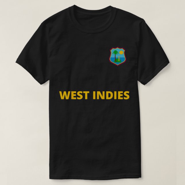 West Indies Windies Cricket Fans TShirt (Design Front)