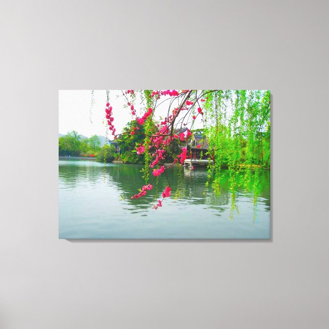 West Lake in Hangzhou, China Stretched Canvas Prin Print (Front)