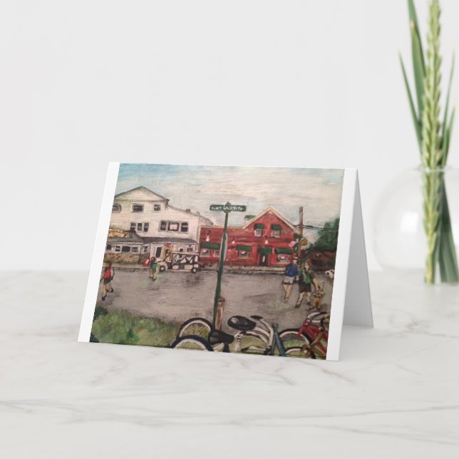 West Lake Shore Drive, Greeting Card (Front)
