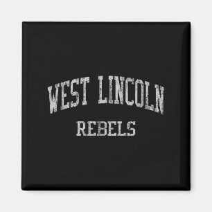 West Lincoln High School Hs Lincolnton Nc Vintage  Magnet