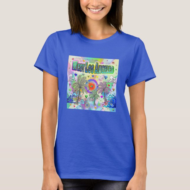 West Los Angeles Deep Dream T-Shirt (Front)
