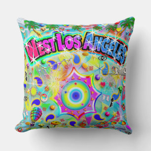 West Los Angeles Mystic Dance  Throw Pillow
