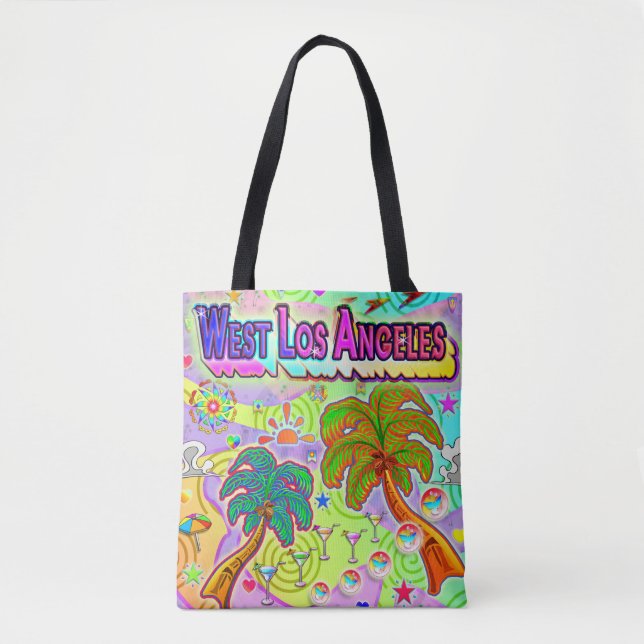 West Los Angeles Vacation Target Tote Bag (Front)