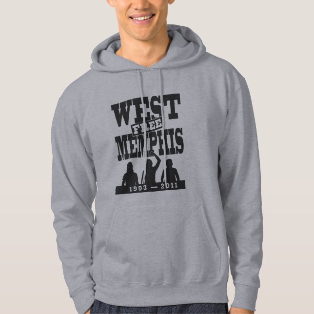 West Memphis Three hooded sweatshirt (Front)