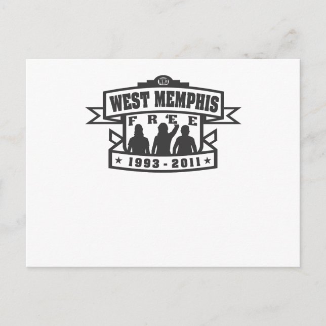 West Memphis Three Postcard (Front)