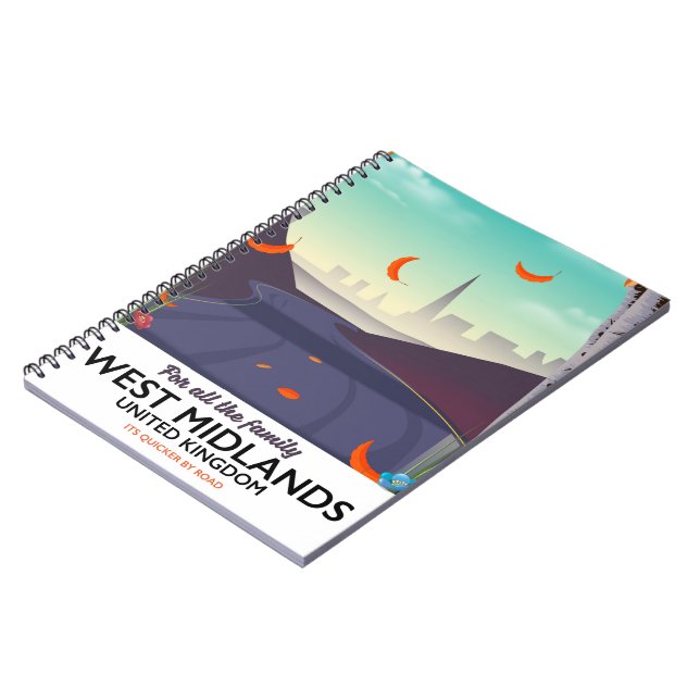 West Midlands, United Kingdom Notebook (Left Side)