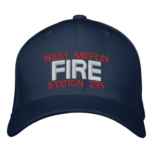 WEST MIFFLIN, FIRE, STATION 295 EMBROIDERED HAT (Front)