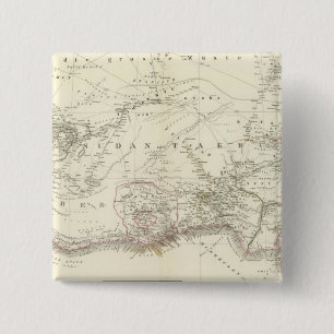West MittelAfrica - West Central Africa 2 Inch Square Button