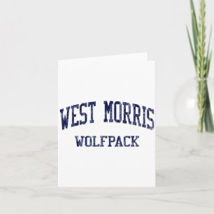 West Morris High School Hs Chester Nj Vintage Srts Card