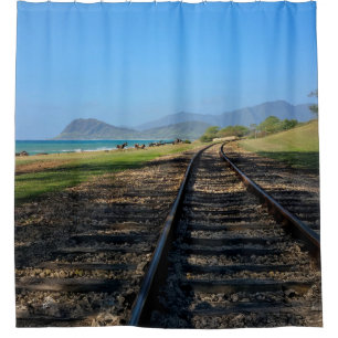 West Oahu Hawaii Mountains and Railroad