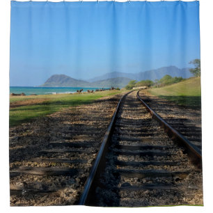 West Oahu Hawaii Mountains and Railroad