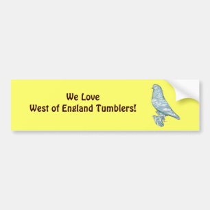 West of England Tumbler:  Lavender Mottle Bumper Sticker
