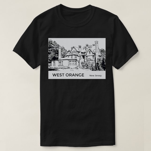 West Orange New Jersey T-Shirt (Design Front)