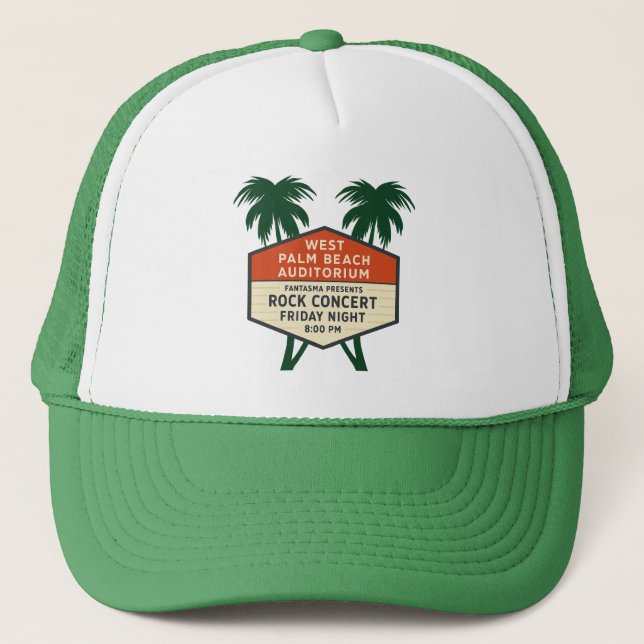 West Palm Beach Auditorium Marquee Concert Hat (Front)