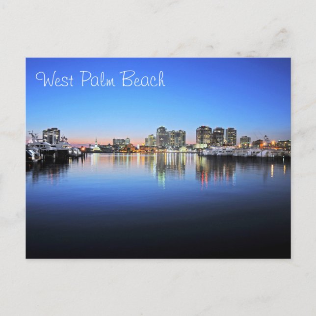 West Palm Beach Blues Postcard (Front)