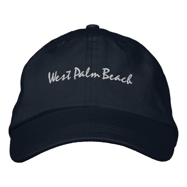 West Palm Beach Floride Casquette de baseball brod (Devant)