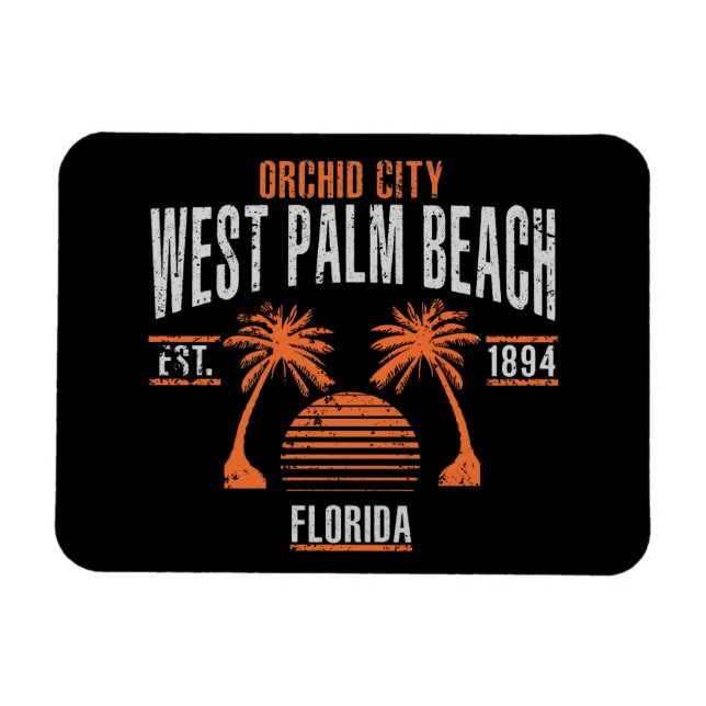 West Palm Beach Magnet (Horizontal)
