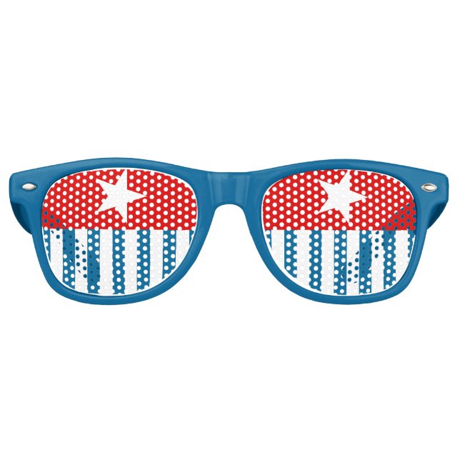West Papua Morning Star Flag Sunglasses (Front)