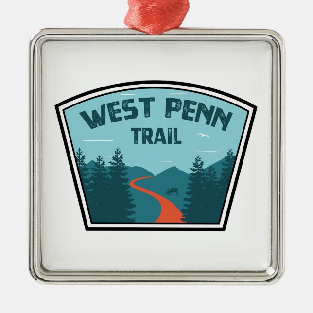 West Penn Trail Pennsylvania Metal Ornament (Front)