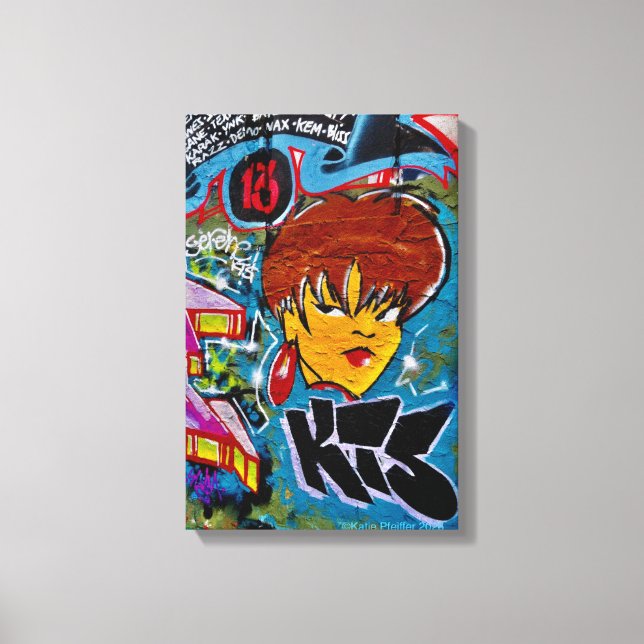 West Philly Graffiti#2 Canvas Print (Front)