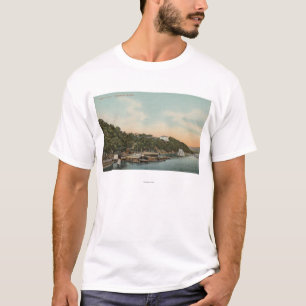 West Point, NY - View of Harbour on Hudson River T-Shirt