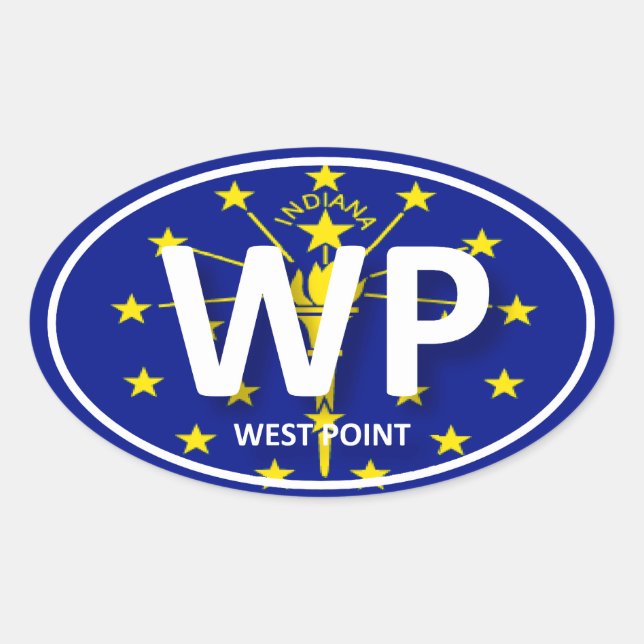 West Point _ USMA Sticker _ Indiana (Front)