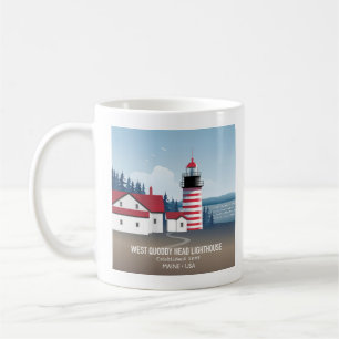 West Quoddy Head Lighthouse Coffee Mug