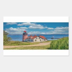West Quoddy Head Lighthouse, Lubec, Maine Sticker