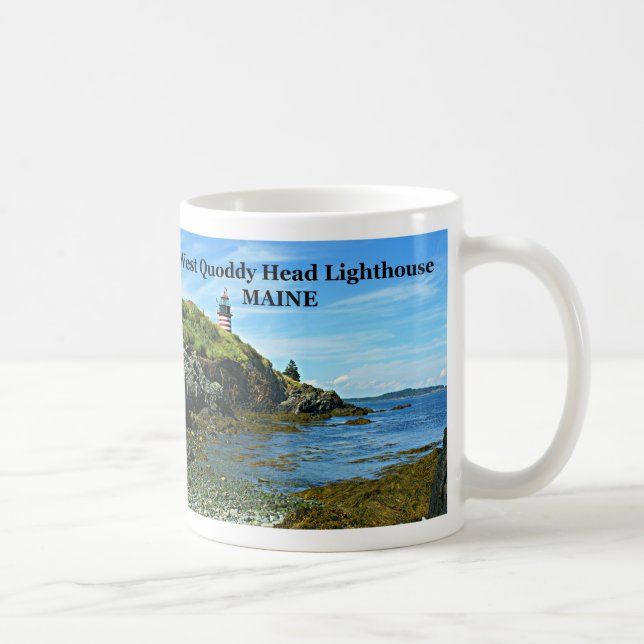 West Quoddy Head Lighthouse, Maine Mug (Right)
