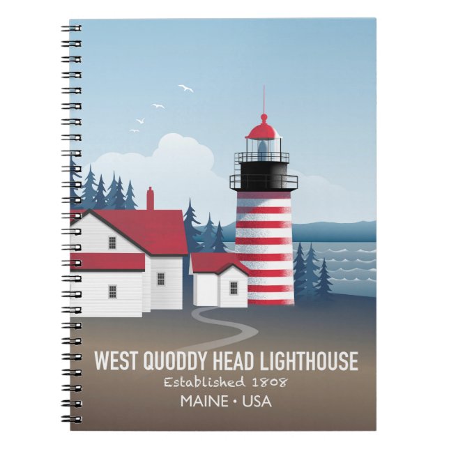 West Quoddy Head Lighthouse Notebook (Front)