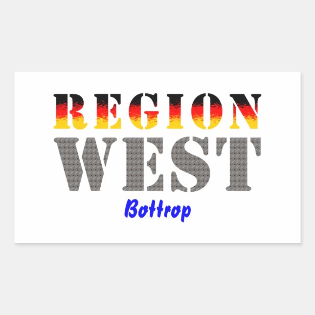 West Region - Bottrop Sticker (Front)