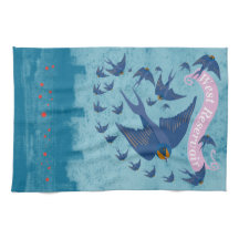 West Reservoir tea towel