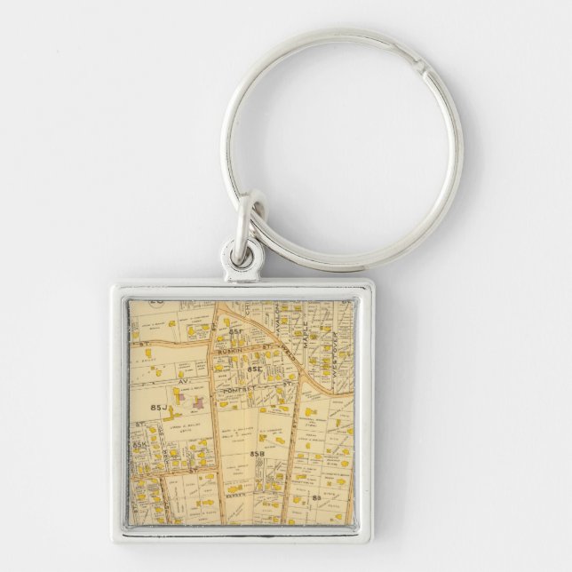 West Roxbury, Massachusetts 2 Keychain (Front)