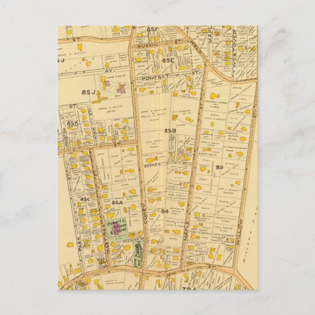 West Roxbury, Massachusetts 2 Postcard (Front)