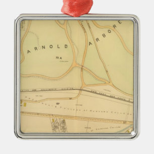 West Roxbury, Massachusetts 4 Metal Ornament