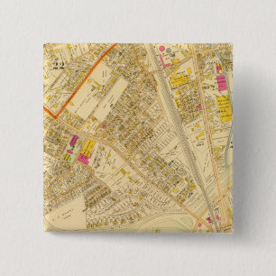 West Roxbury, Massachusetts 6 2 Inch Square Button