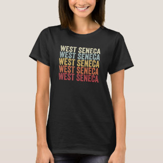 West Seneca New York West Seneca NY Retro Vintage  T-Shirt