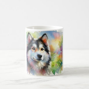 West Siberian Laika 100724AREF119 - Watercolor Coffee Mug