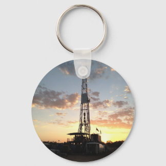 West Texas Drilling Rig Keychain