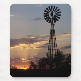 West Texas Windmill Mouse Pad