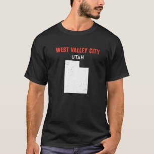 West Valley City Utah USA State America Travel Uta T-Shirt