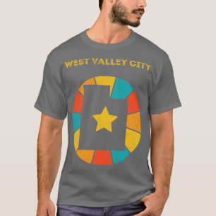 West Valley City Utah Vintage Distressed Souvenir  T-Shirt