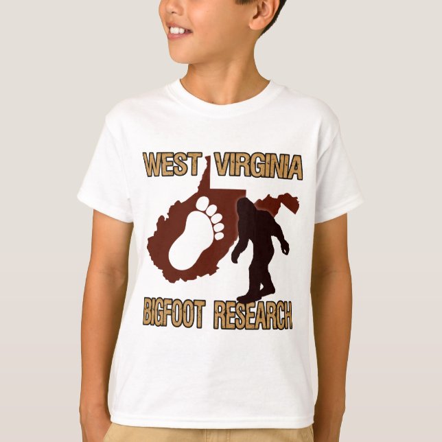 West Virgina Bigfoot Research T-Shirt (Front)
