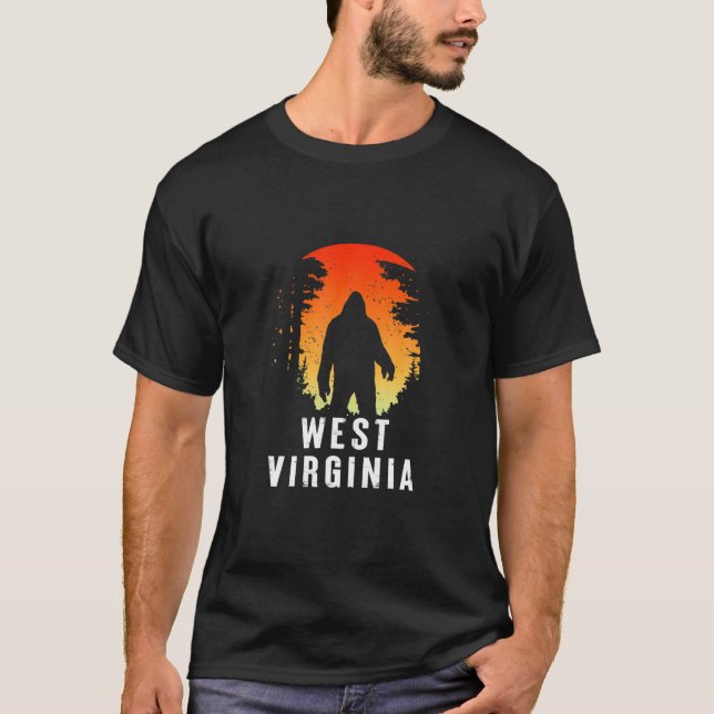 West Virgina Bigfoot Vintage T-Shirt (Front)