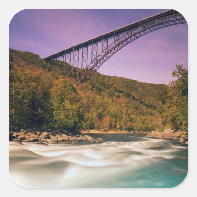 West Virginia, Babcock State Park Square Sticker (Front)