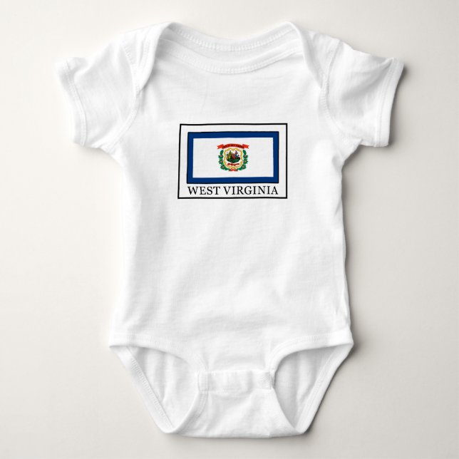 West Virginia Baby Bodysuit (Front)