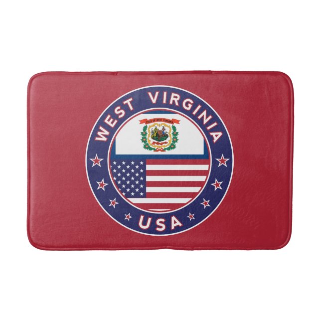 West Virginia Bath Mat (Front)